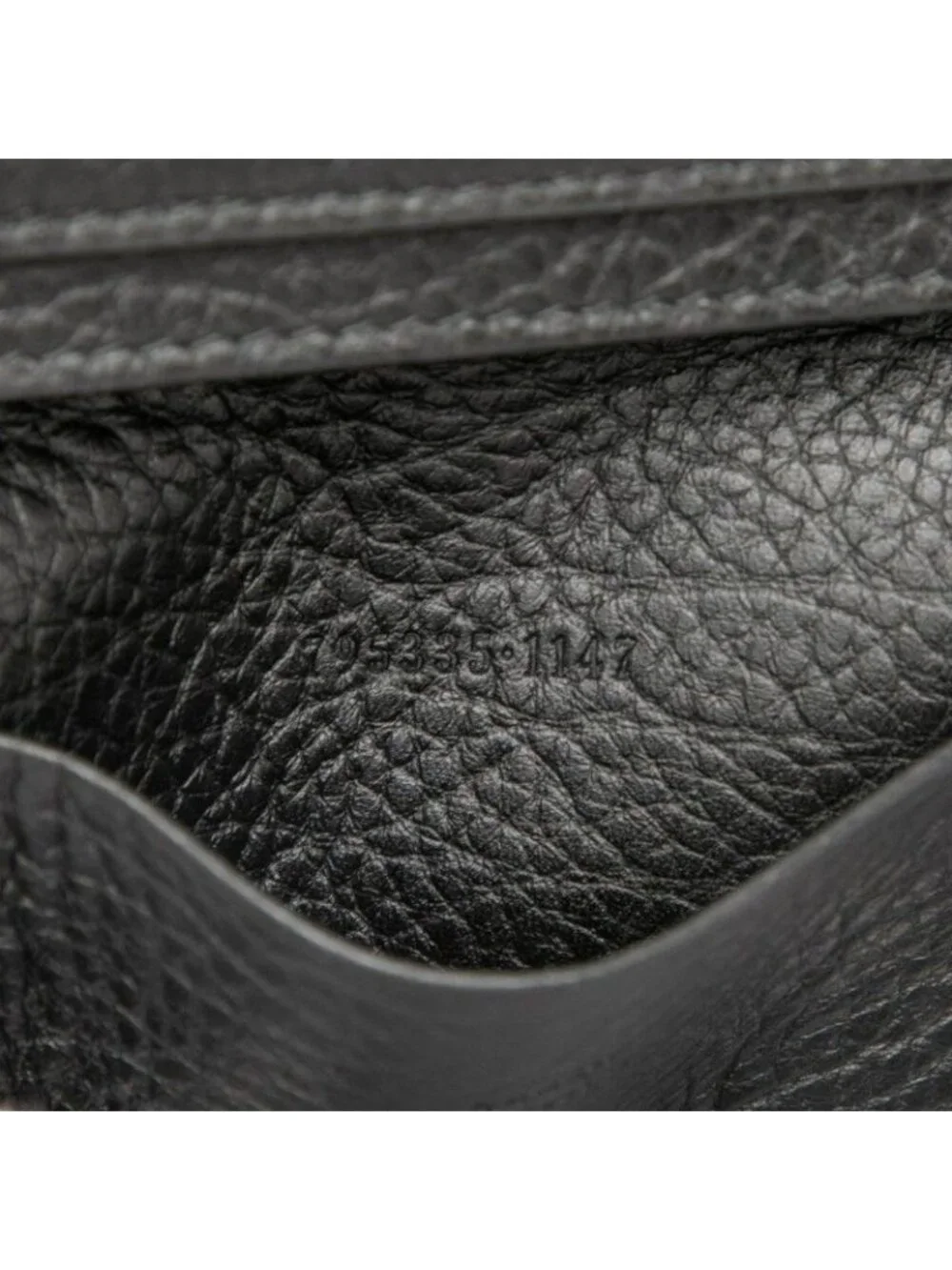 Gucci GG Marmont Card Case Business Holder Black Leather
